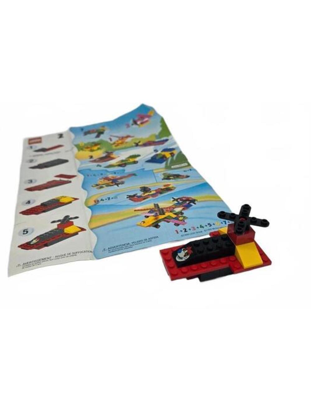 Vintage 1999 McDonalds LEGO Happy Meal Set #2 Boat Seaplane 2069